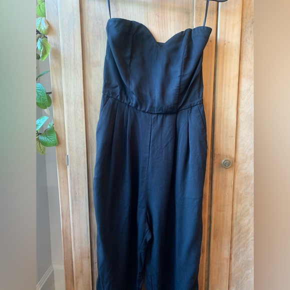Black strapless romper - Picture 3 of 7